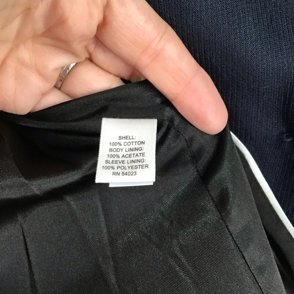 Banana Republic Women’s Double Breasted Blazer/Jacket Navy Career NWT Size XS - Picture 10 of 11